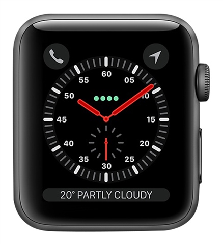 Apple Series 3 Space Gray 38 mm outlets Smart Watch